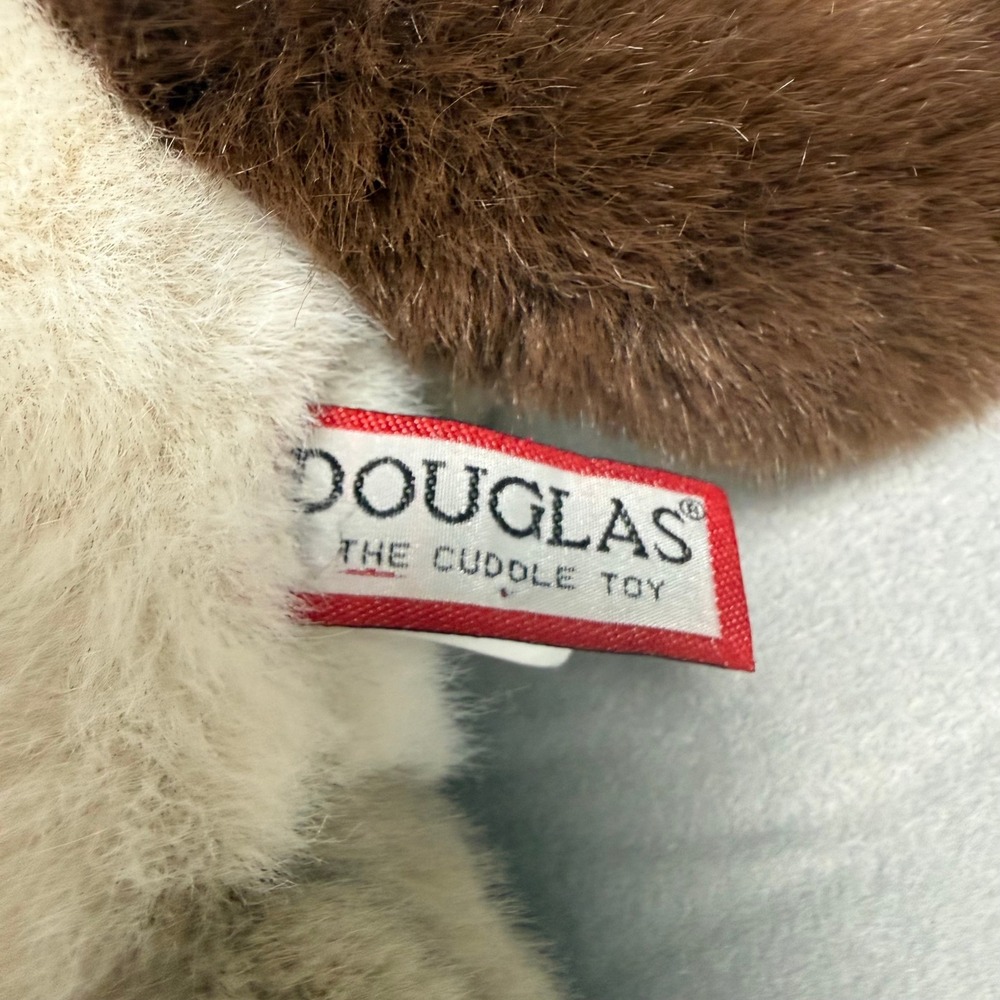 Douglas Cuddle Toy Siamese Cat Plush Stuffed Animal Cream Brown 4390 12 inch - Picture 5 of 9
